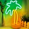 Summer Green Palm Tree Neon Sign – LED Lamp, USB/Battery Operated, Small